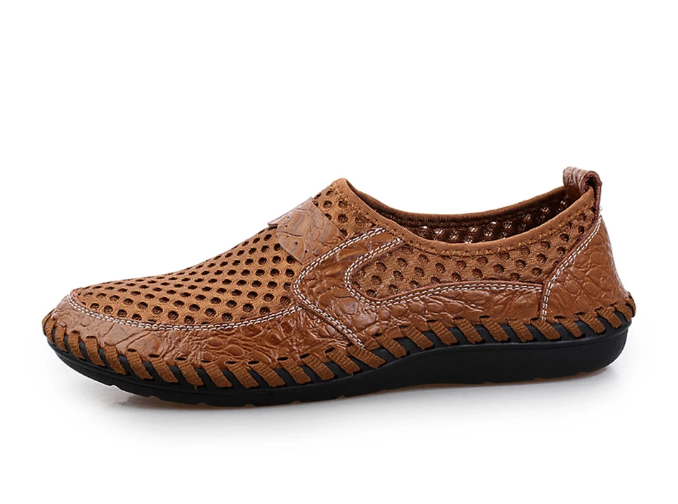 Мужская повседневная обувь; Летняя обувь из дышащего сетчатого материала; модные мягкие мужские уличные мокасины; удобные лоферы для тенниса; zapatillas hombre