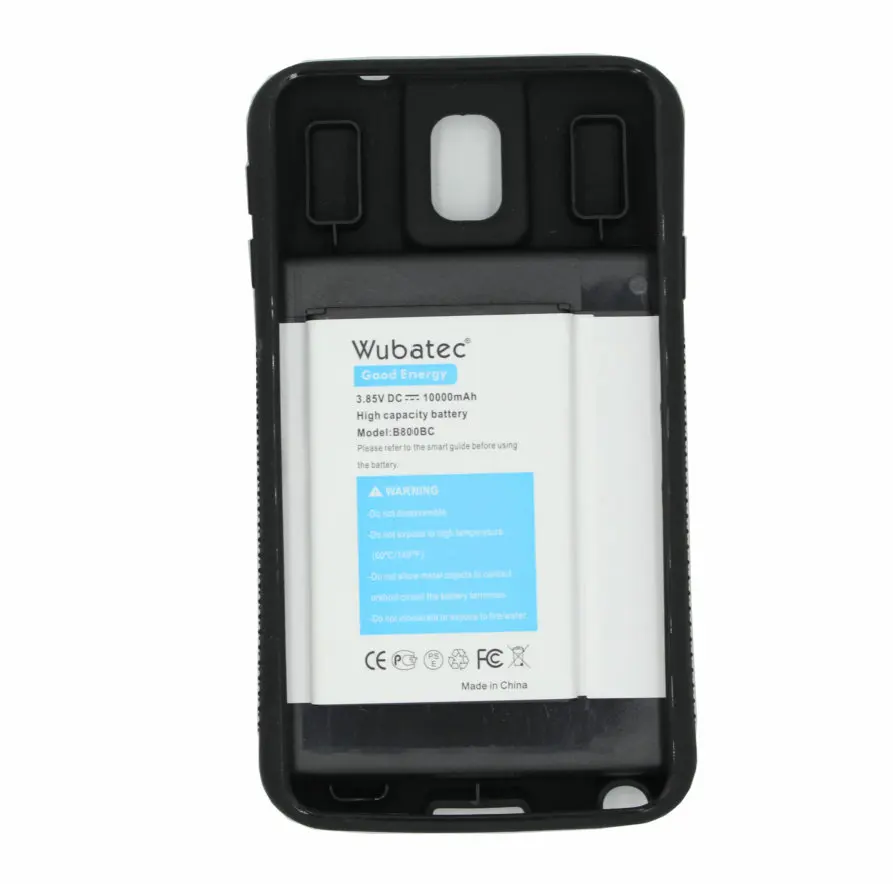 Дополнительный аккумулятор Wubatec 1x 10000 мАч NFC B800BC + крышка для Samsung Galaxy Note3 Note 3 N9000 N9002