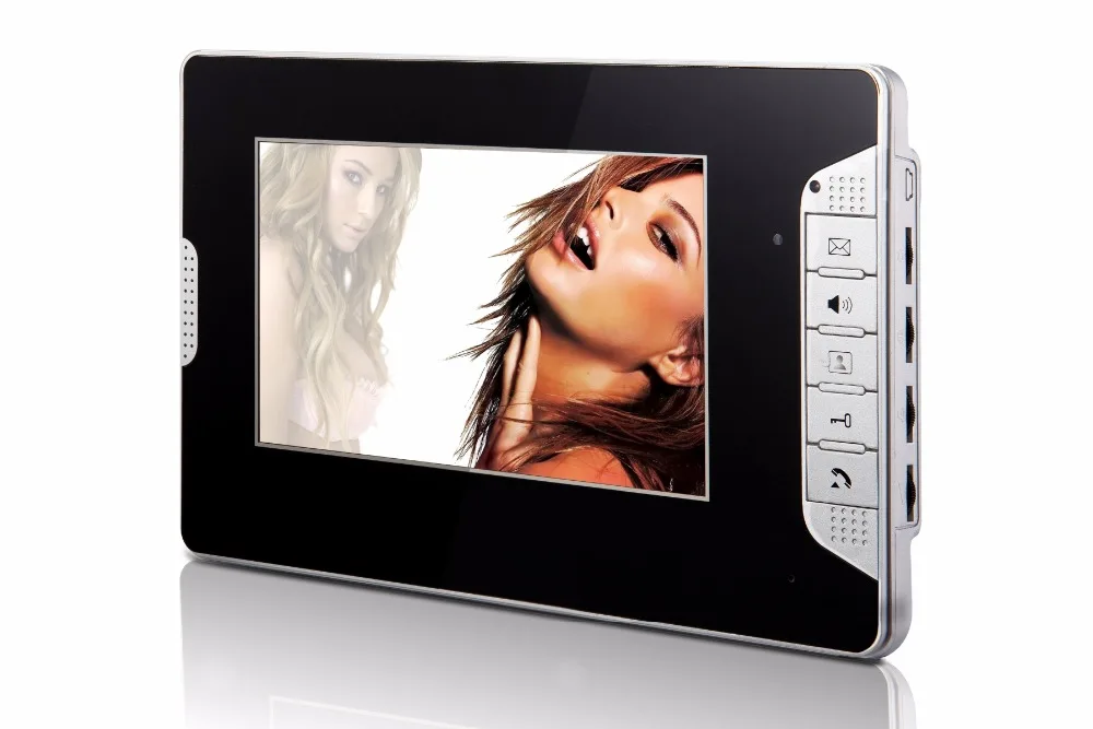 SmartYIBA 7 Inch Monitor Video Intercom Doorbell Indoor Door Visual Phone System Outdoor Security Doorbell 1 Camera 6 Monitor