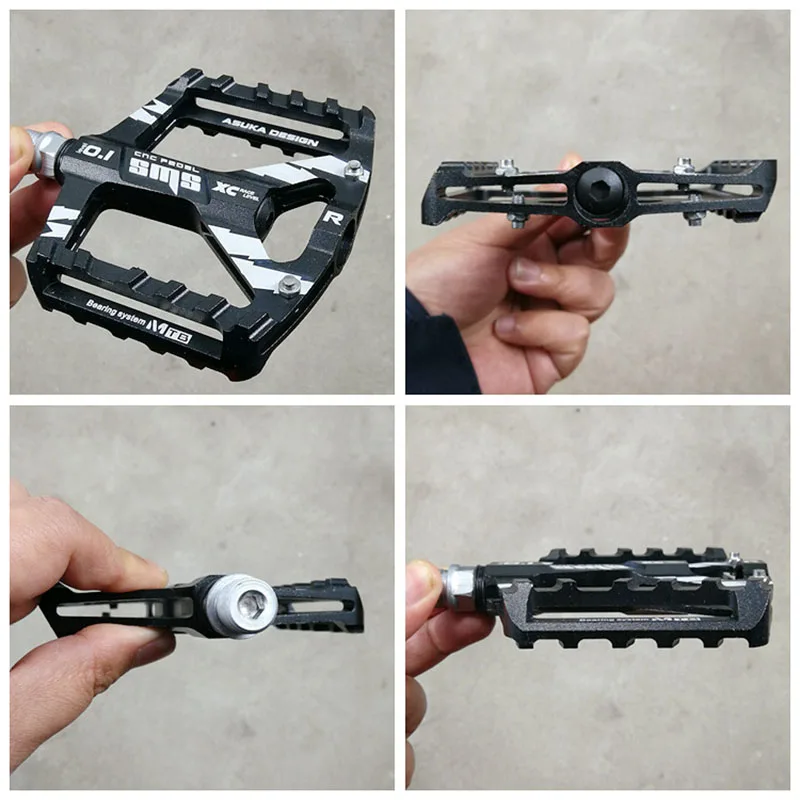 Универсальные педали Bicicleta MTB горный велосипед Алюминиевый сплав велосипедные педали удобные широкие сверхлегкие педали Подшипник педали