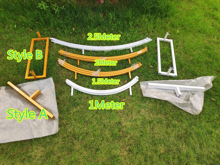 circle wedding props birthday decor wrought iron round ring arch backdrop round arch lawn artificial flower row stand wall shelf