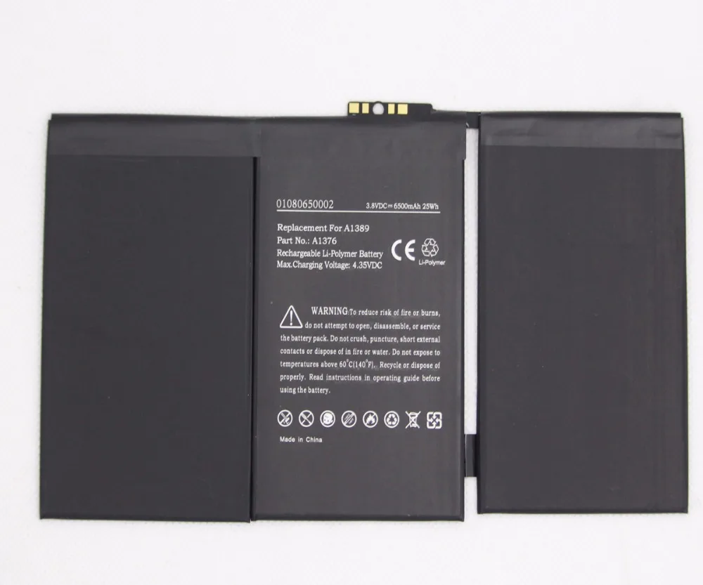 2 шт./лот 11560 мА/ч A1389 аккумуляторная батареядля ноутбука Apple iPad 3 3RD 4 поколения A1403