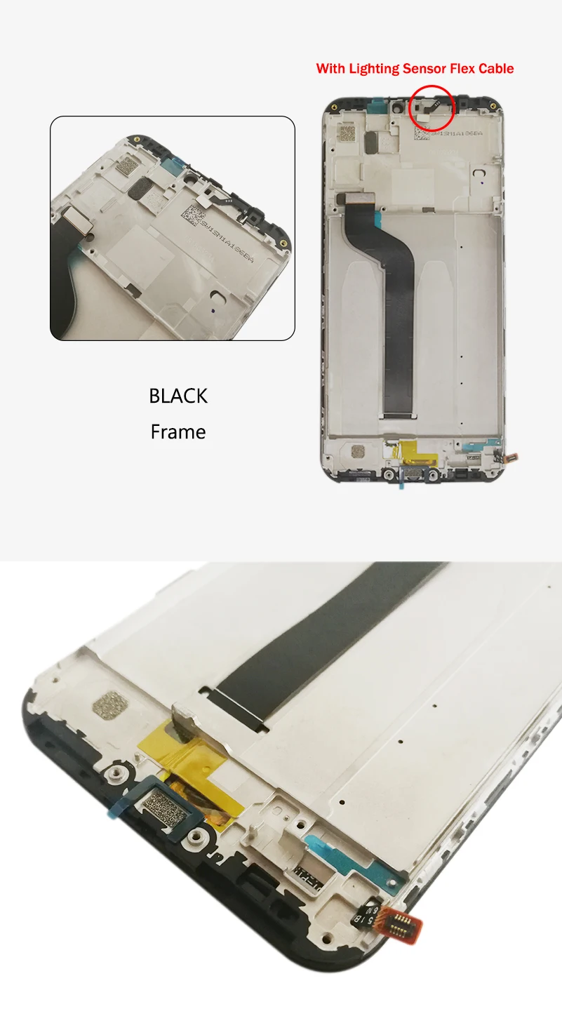 5,8" AAA Качество ips ЖК-дисплей+ рамка для Xiaomi mi A2 Lite ЖК-дисплей Экран дисплея замена для красный mi 6 Pro ЖК-дисплей 2280*1080 Разрешение