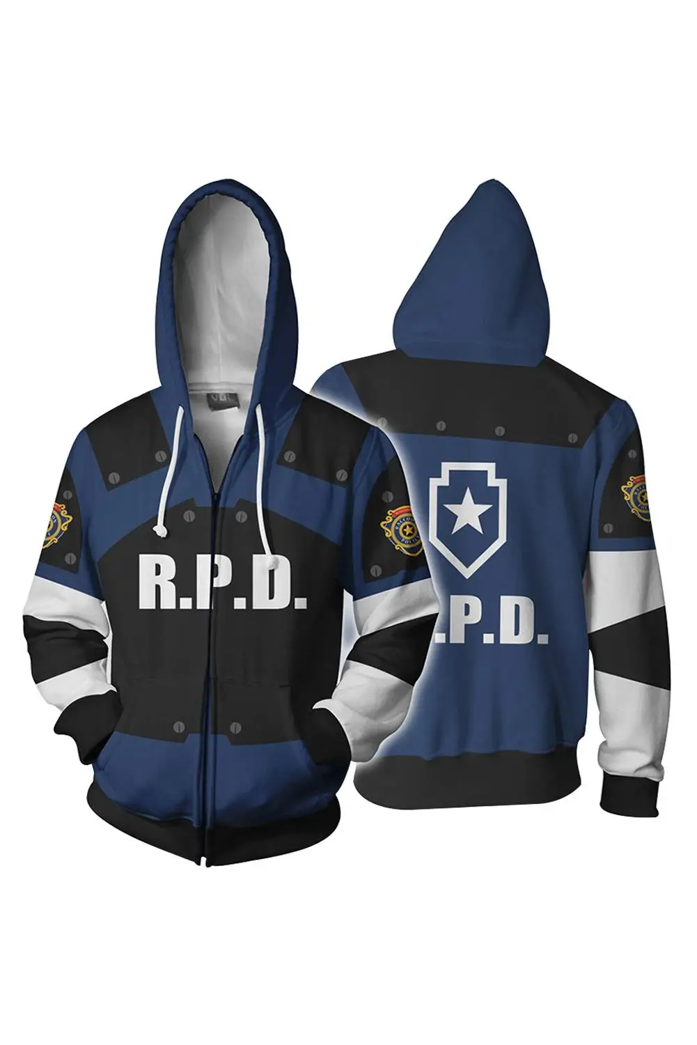 

Leon Cosplay Hoodie Costume Zipper Up Hoodies Men Women Sweatshirts Pullover