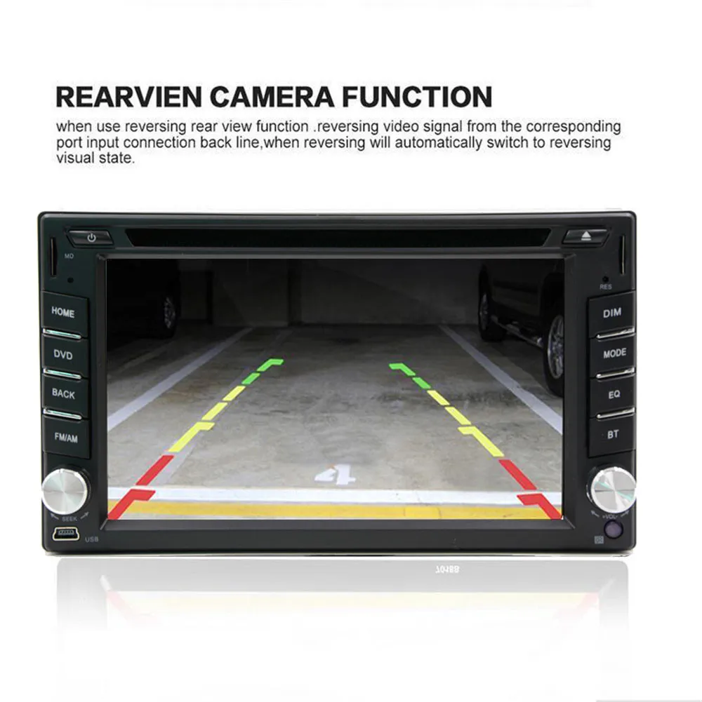 Автомагнитола 2 Din Android 9 1 4 ядра стерео DVD плеер GPS навигация мультимедиа MP5 Bluetooth FM Wi
