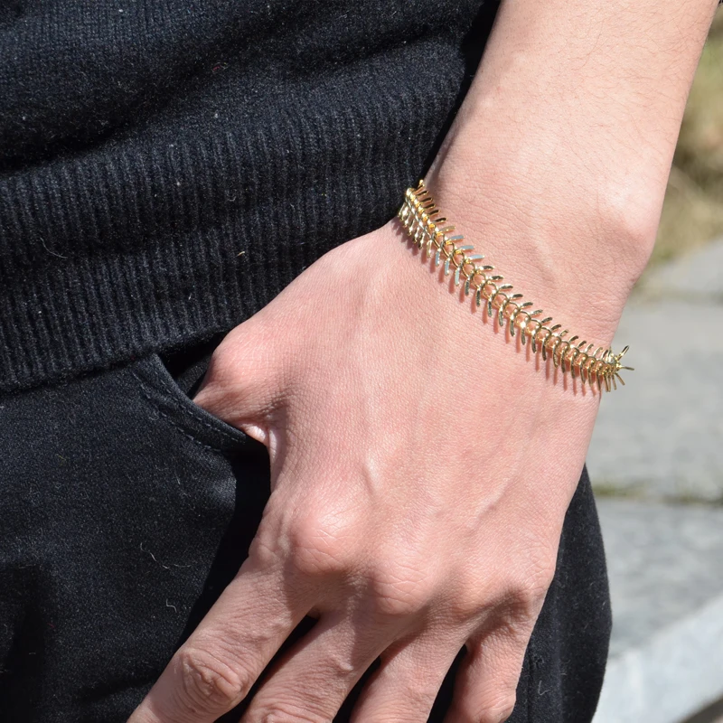 1 шт. многоцветный уникальный браслет в форме позвоночника для мужчин и женщин