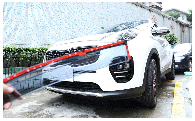 Для kia sportage 3 Автомобильная Водонепроницаемая Декоративная полоса солнцезащитный козырек специальный модифицированный оконный дождевик украшение для бровей