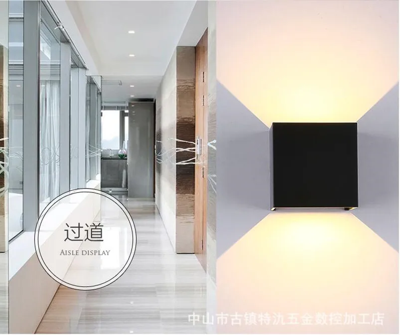 Современные Настенные светодиодные лампы 6 Вт 8 10 110 В 220 уличная