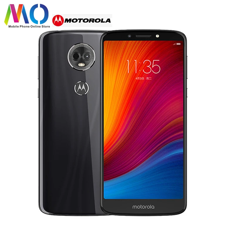Мобильный телефон Motorola MOTO E5 PLUS, 6,0 дюймов, 4 ГБ, 64 ГБ, Android 8,0, мобильный телефон, четыре ядра, 5000 МП, мА/ч, 4G, LTE, смартфон