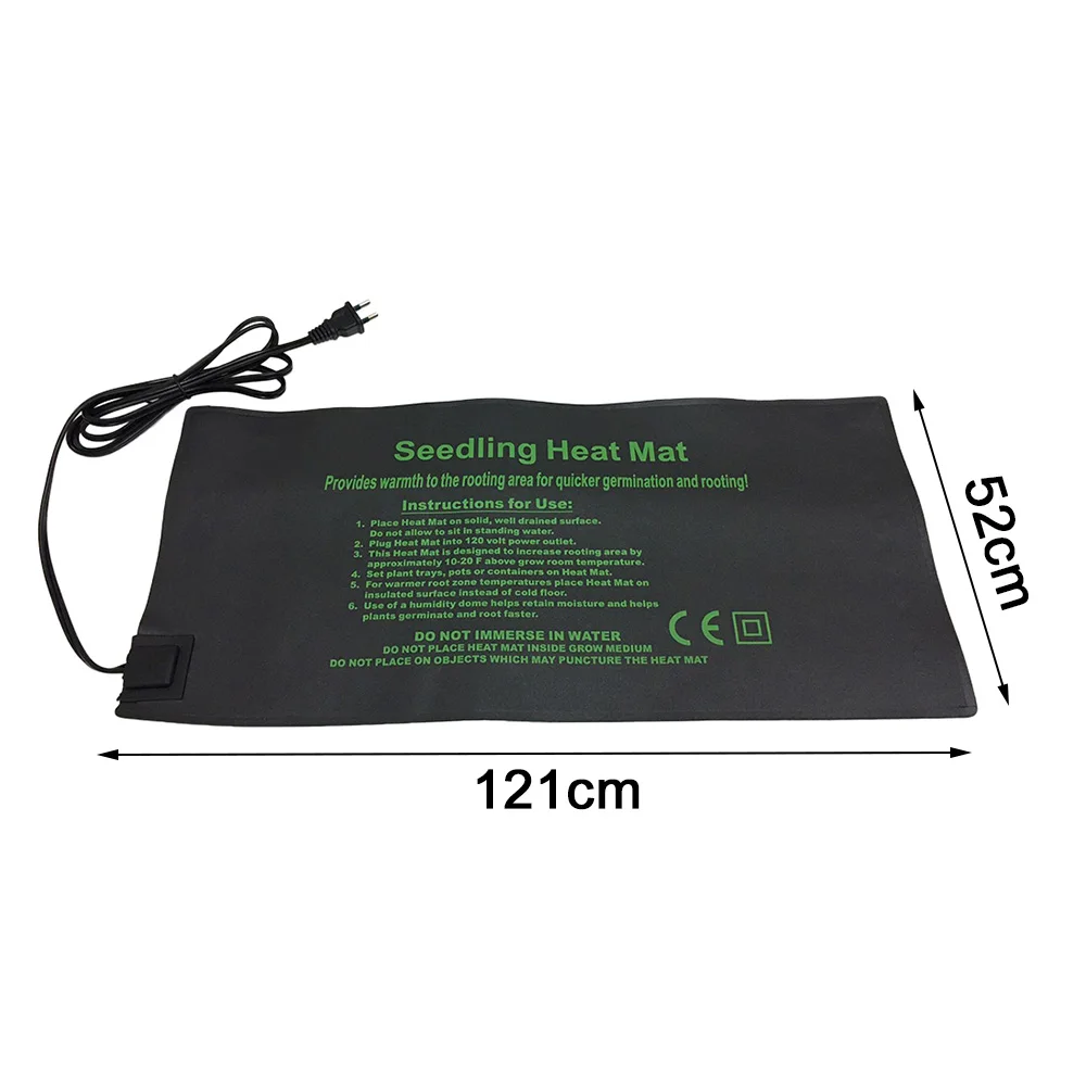 

24*52CM/52*52CM/121*52CM Plant Heating Mat Seedling Flower Electric Blanket Waterproof Warm Durable Hydroponic Heating Pad