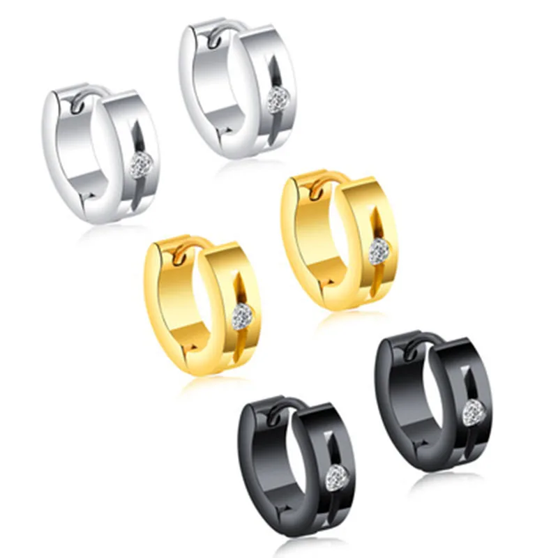 Korean titanium earrings wholesale fashion ear buckle jewelry Unisex personality European style | Украшения и аксессуары