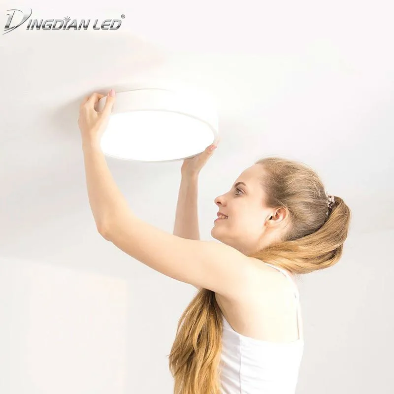 220 В 28 Вт светодиодный умный потолочный светильник с креплением на поверхности