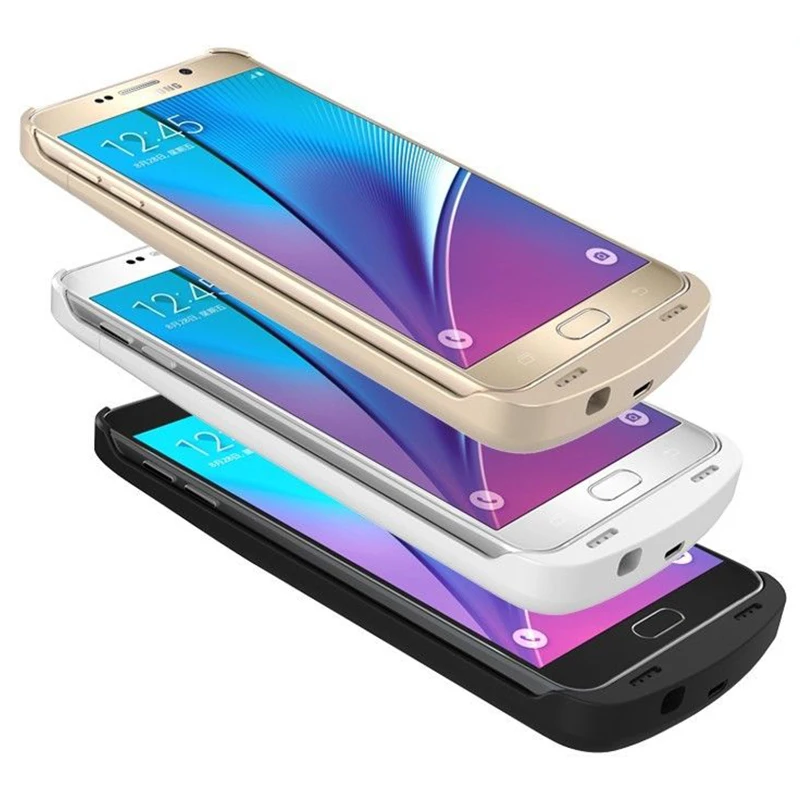Тонкий Аккумулятор Банка 4200 мАч Зарядное Устройство Чехол для Samsung Galaxy Note 5