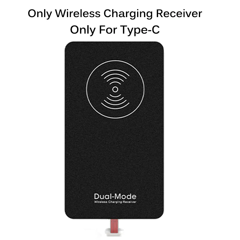 Only Receiver Qi магнитный беспроводной зарядный приемник USB кабель для iPhone samsung huawei двухрежимный беспроводной и QC3.0 проводной модуль быстрой зарядки - Тип штекера: Only Receiver