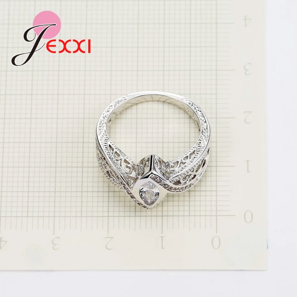 Женское кольцо из серебра 925 пробы с фианитом|engagement bands|ring jewelryband ring |