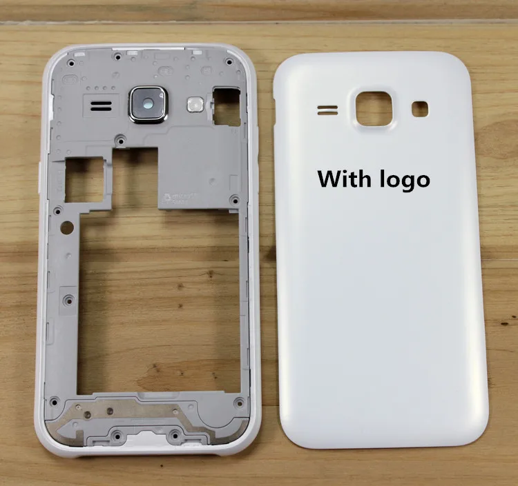 Средняя рамка задняя Задняя крышка объектива камеры + батареи для Samsung Galaxy J1 J100 SM