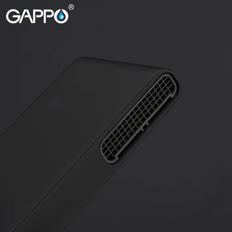 GAPPO смеситель для раковины черный и хромированный латунный Смеситель