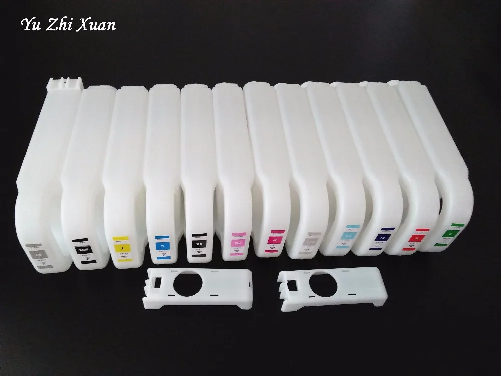 12 шт. PFI 1700 картридж для Canon image PROGRAF PRO 2000 4000 принтера 1100 1300 1700|printer cartridges|refillable
