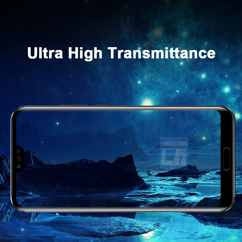3D изогнутое углеродное волокно мягкий край полное покрытие Защита экрана для Huawei