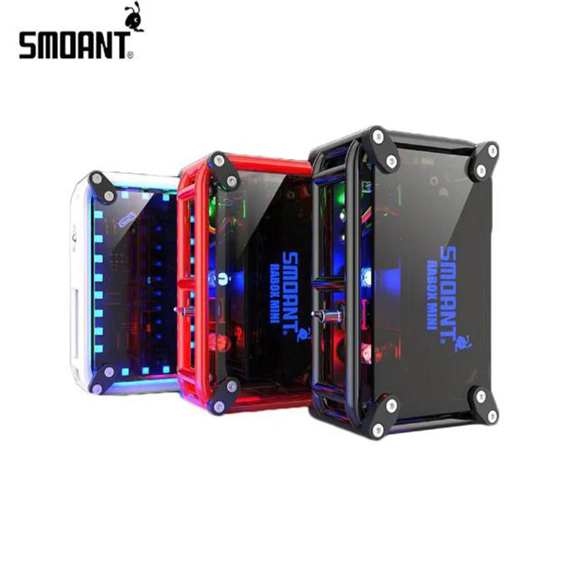 Оригинальный Smoant RABOX мини мод с 3300 мАч встроенный Батарея светодио дный