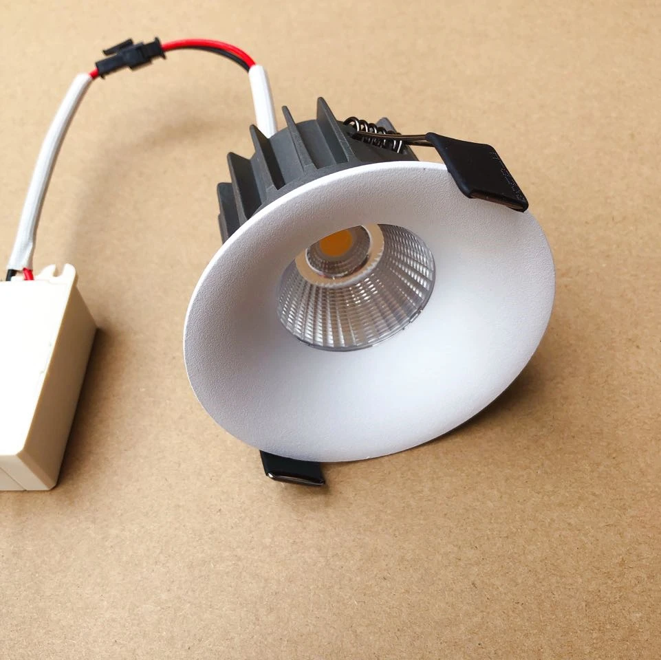 Dimmable COB LED светильник 7 Вт 10 14 16 изогнутая глубокая дыра Антибликовая потолочная