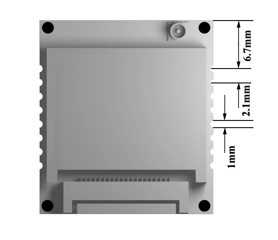 PR9200 короткий диапазон uhf rfid считыватель модуль Встроенная антенна маленький usb