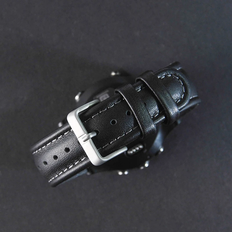 Ремешок из натуральной кожи для наручных часов Garmin Fenix 5/ 5 Plus/Forerunner 935/touchs60/Quatix 22