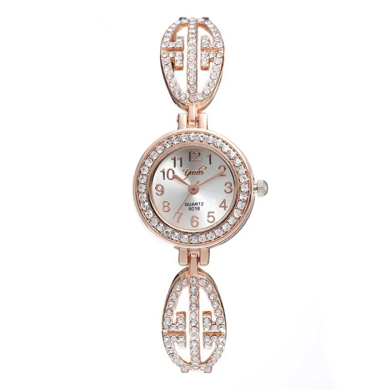 Rose gold Брендовые роскошные часы с браслетом женские часы из розового золота Женские часы с бриллиантами Женские часы Relogio Feminino Reloj Mujer - Цвет: Rose gold