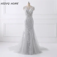 in stock red sexy mermaid prom dresses long design evening dress new design amazing party gown beading evening gown