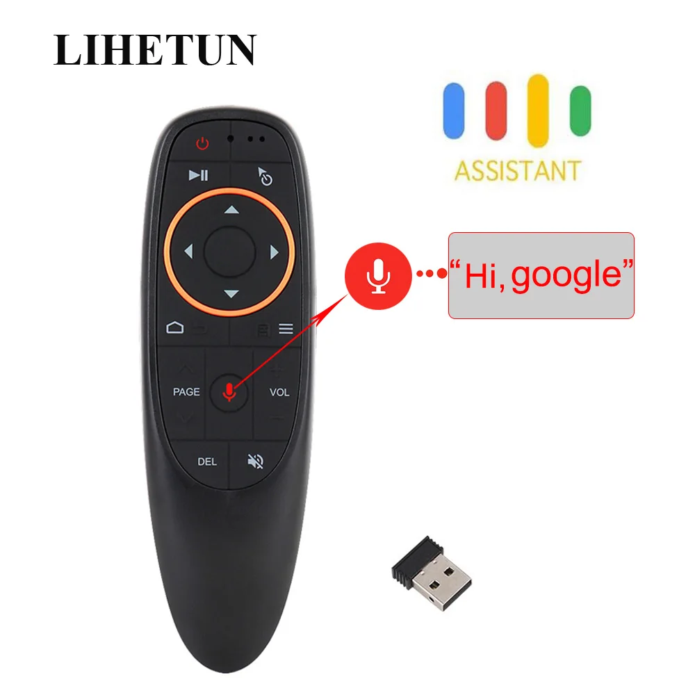 LIHETUN G10 голос дистанционного Управление 2 4G Беспроводной Air Мышь микрофон гироскоп