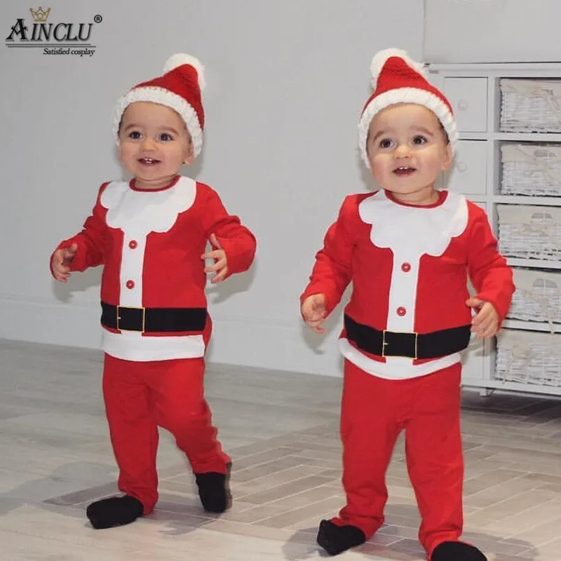 

Santa Claus cosplay costumes for baby kids