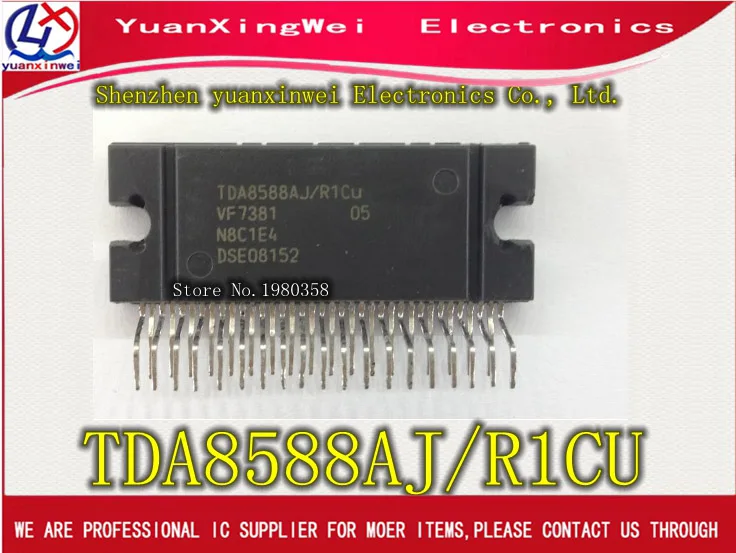 1 шт./лот TDA8588AJ/R1CU TDA8588 TDA8588AJ TDA8588AJ/N2/R1 ис, звуковой усилитель рвд 87 вт QUAD 37SIL