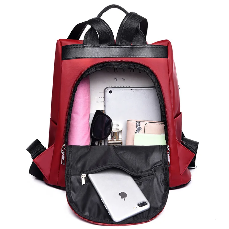 Женский водонепроницаемый рюкзак из ткани Оксфорд Повседневная Дорожная сумка