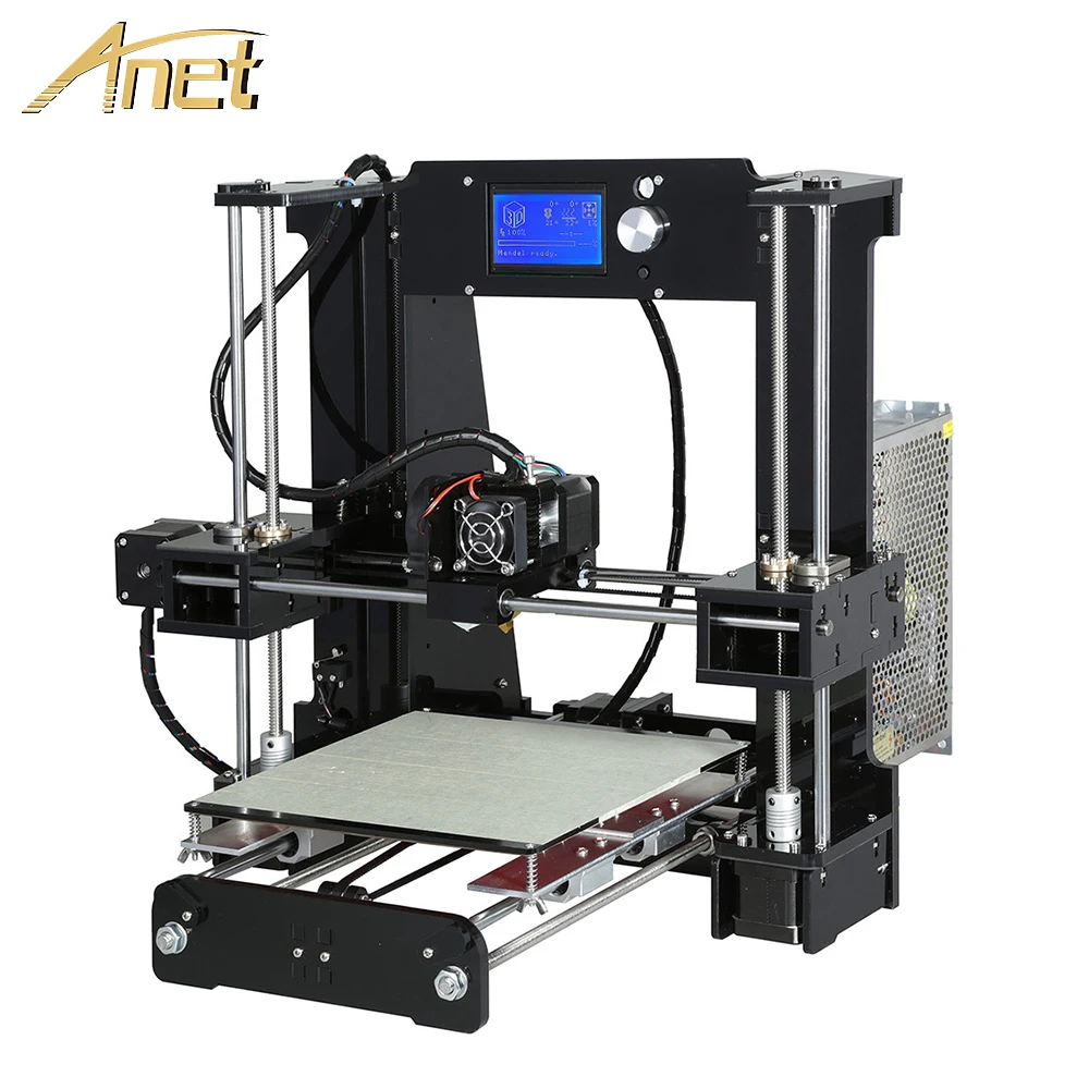 Обновление Anet A6 Imprimante 3d принтер DIY комплект Авто Уровень A6-L Impresora s алюминиевая