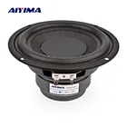 AIYIMA 1 шт. 5,25 дюймовый сабвуфер, аудиоколонки 100 Вт 4 8 Ом, высокомощный низкочастотный динамик, двойной Магнитный громкоговоритель, звуковая система сделай сам
