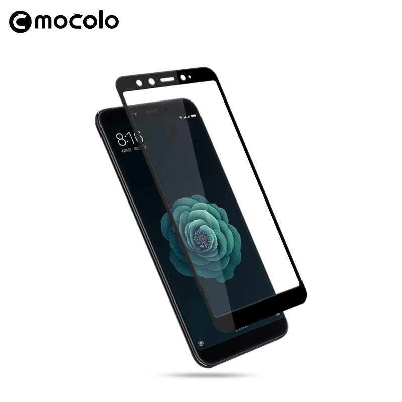 Закаленное стекло для xiaomi mi A2 полноразмерное защитное Mocolo Xiaomi Mi 6X Защитная пленка