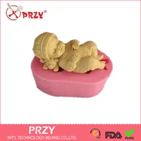sleeping baby hat mold fondant cake decoration mold soap mold sale chocolate silicon wholesale sell hot cute moulds przy 001