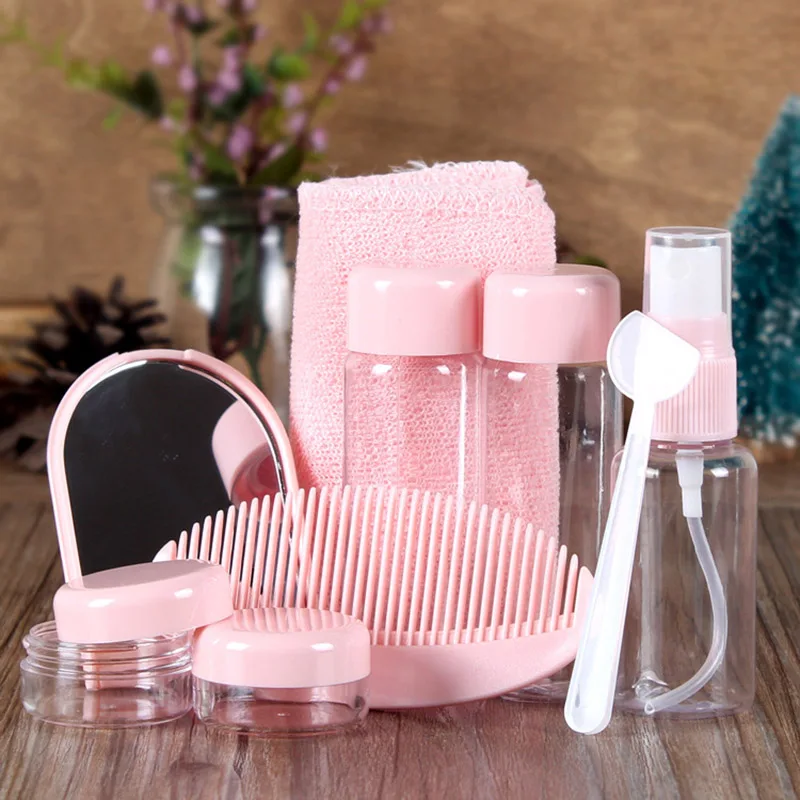 9 шт./компл. наборы бутылок для макияжа дорожный набор инструментов