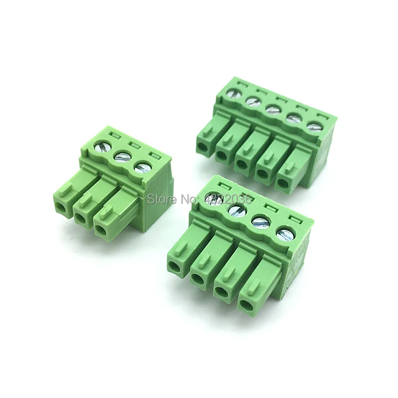 50 шт. 15EDGK 3.81mm 2P/3P/4P/5P/6P/7P/8P/9P/10P/12P/13P/14P/15P/16P Клеммная колодка Разъем подключаемый