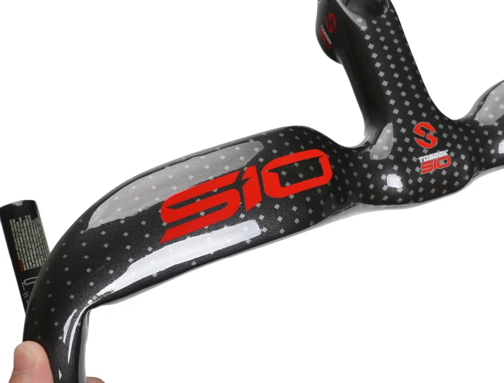 Продажа Полностью углеродное волокно шоссейный велосипед Интегрированный руль изогнутый руль UD 400/420440*90/100/110/120 мм велосипедные запчасти