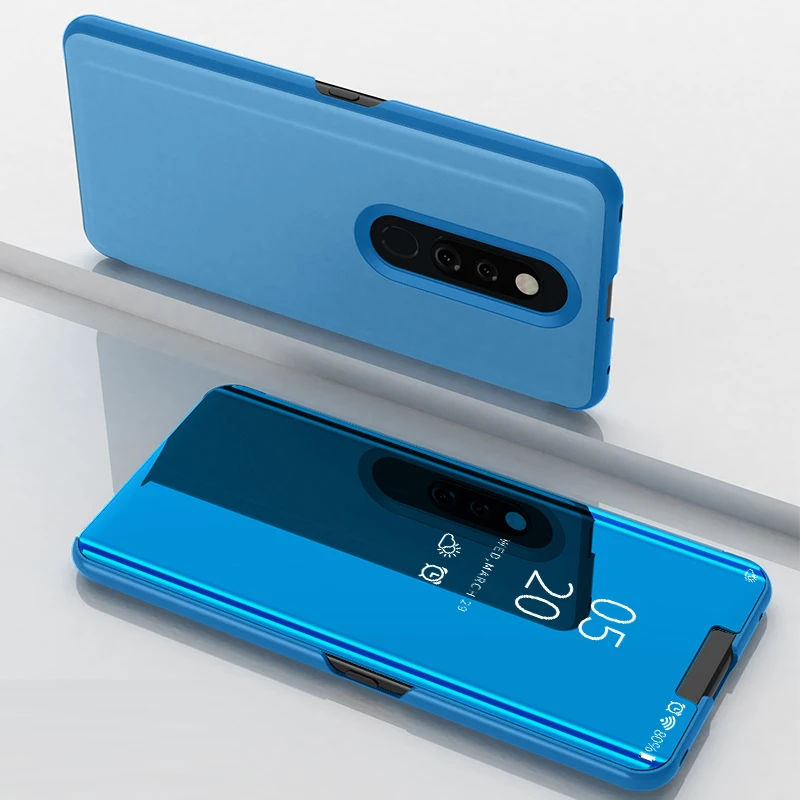 Зеркальный флип умный чехол для OPPO F11 Pro Прозрачный A3 3S 5 5S 7X5X5 S 71 83 роскошный полный