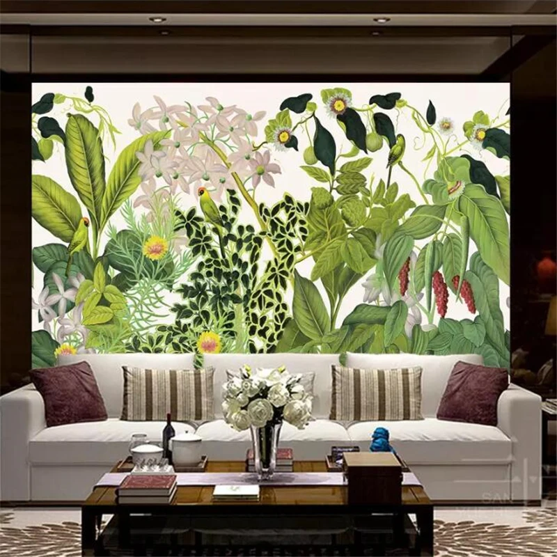 Обои на заказ 3D фотообои Европейский ретро Ностальгический расписанный вручную