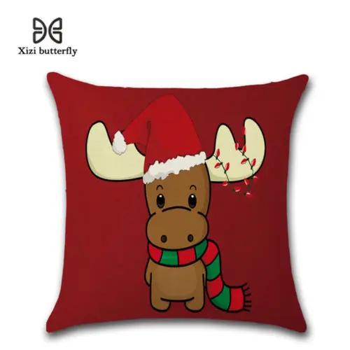 Хэллоуин серии тыква кошка хлопок лен s диван бросок Рождественский Чехол на