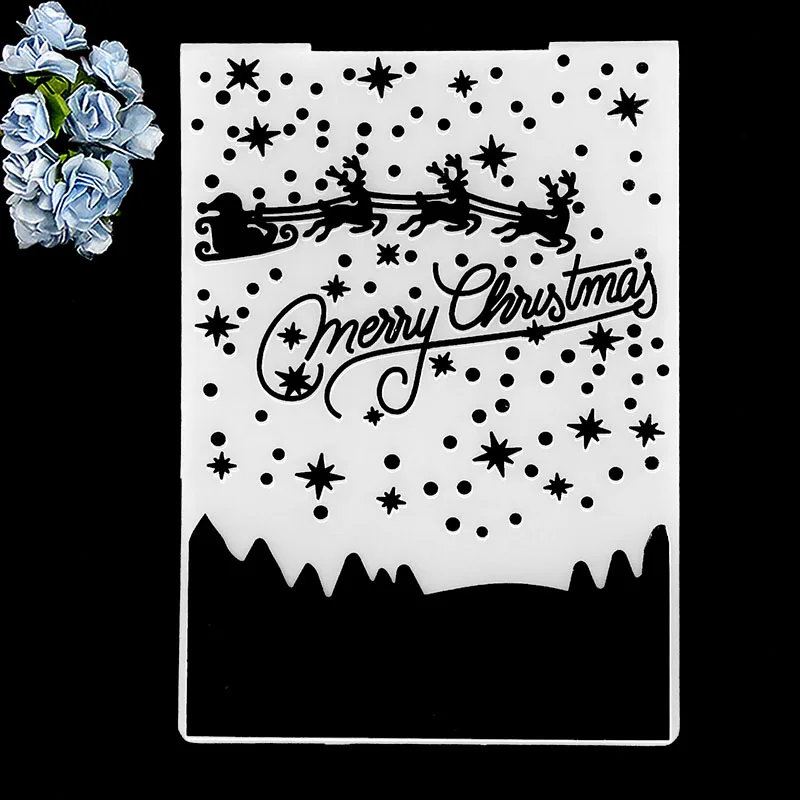 2018 Новое поступление Рождественский скрапбук со снежинками и северными оленями