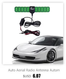 Автомобильная цифровая ТВ антенна 5 футов в автомобиле радио цифровой DVB-T ISDB-T ТВ сигнал 6dBi антенна 433 МГц+ усилитель