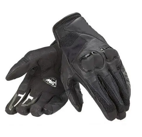 

2018 New Dain Mig C2 Gloves Street Motorcycle Racing Track Street Sport Riding Black White Short Gloves