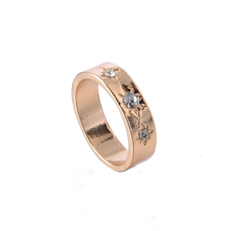 Женские винтажные богемные кольца Baloki золотистый гравированный набор колец God