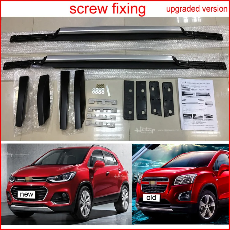 Модернизированный багажник на крышу Продольный брус крыши бар для Chevrolet TRAX, установить винтами вместо клея, стабильный и безопасный, DAS качество ceritficate