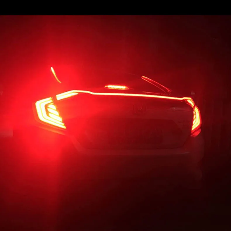 Для Honda Civic X10 ABS задний багажник спойлер светодиодный фонарь светильник с