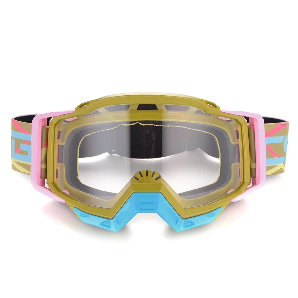 Model 14 SkingGoggle Рюкзак для мотокросса мотоциклетный очки анти ветер уход за кожей лица маска для занятий сноубордом, лыжами MX очки для мотоцикла горный велосипед ATV внедорожник гоночные очки - Цвет: Model 14 SkingGoggle
